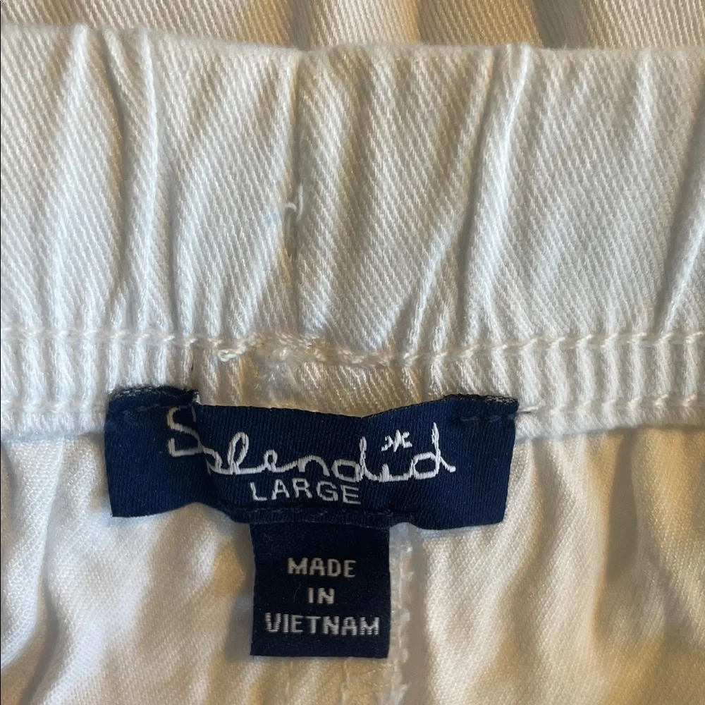 Splendid White Drawstring Pants - Picture 3 of 3